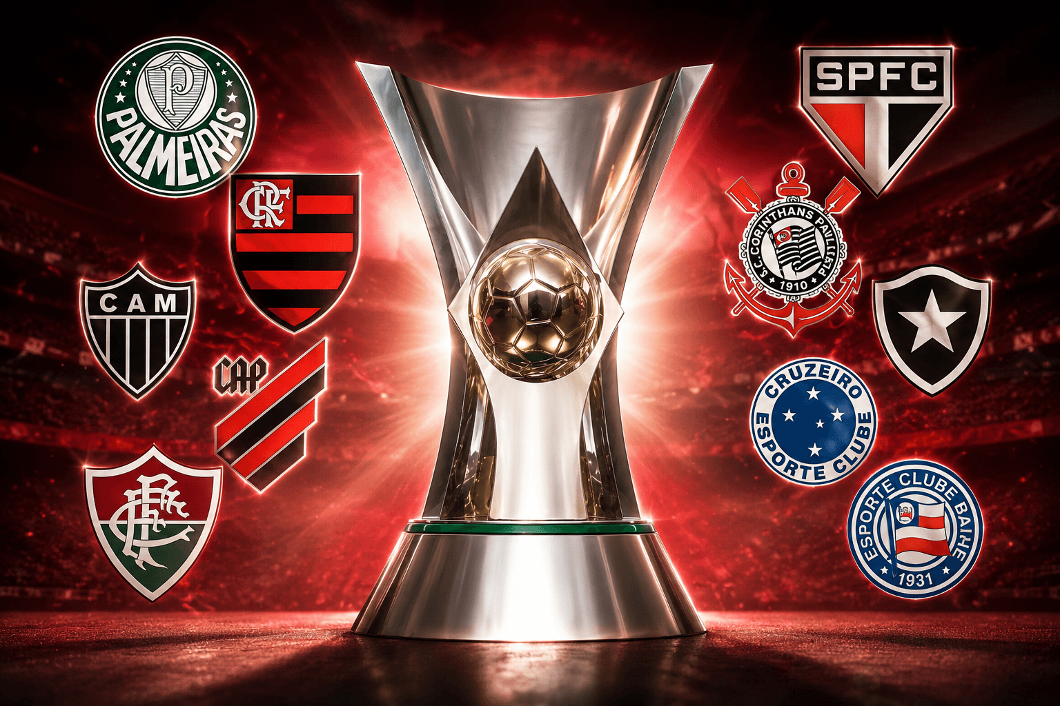Favoritos do Brasileirão 2026: quem lidera a briga pelo título