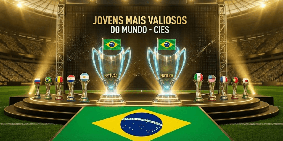 Brasileiros entre os jovens mais valiosos do mundo no futebol